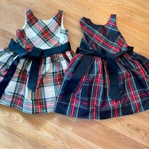 Polo Ralph Lauren Toddler Plaid Dress 2t set of 2